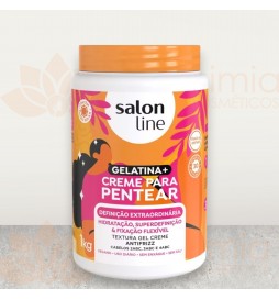 Gelatina + Creme de Pentear Definição Extraordinária 1kg – Salon Line
