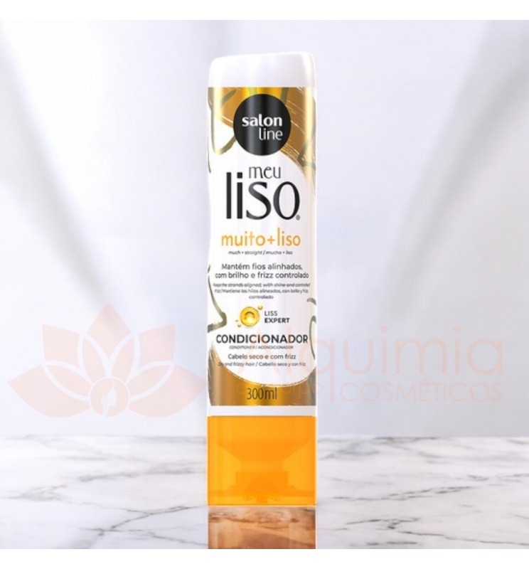 Condicionador Meu Liso Muito+Liso 300ml – Salon Line