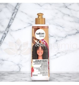 Ativador de Cachos Rícino e Queratina 300ml – Salon Line