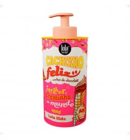 Creme de Pentear Cachinho Feliz Chocolate  450g - Lola Cosmetcs