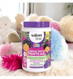 Creme Pentear Kids Cachinhos Brilhantes 1kg – Salon Line