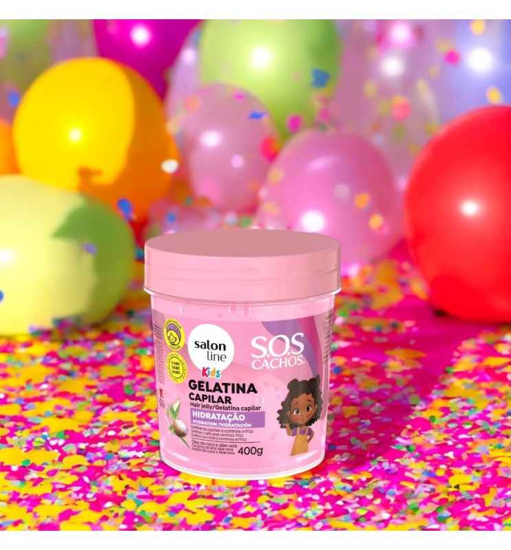 Gelatina Kids SOS Cachos Hidratação 400g – Salon Line