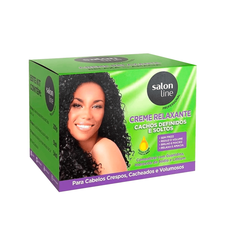 Creme Relaxante/Alisante de Cachos 200g – Salon Line