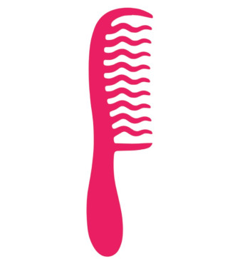 Pente Antifrizz Plastico