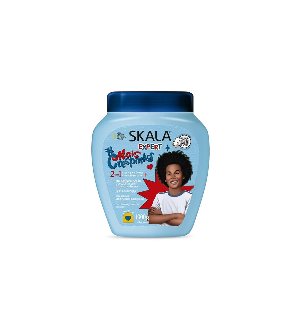 Creme de Pentear + Condicionador Mais Crespinhos 1kg - Skala