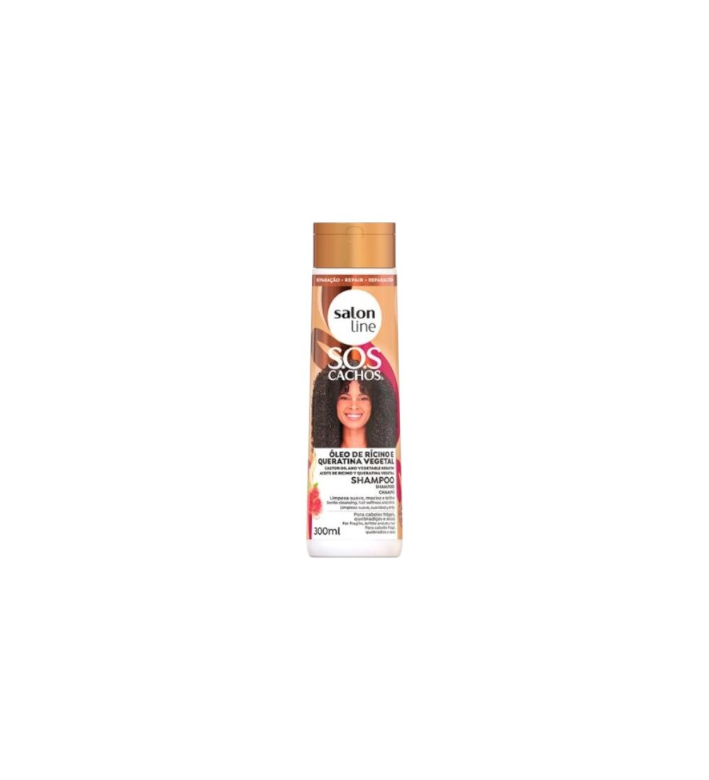 Shampoo Rícino e Queratina 300ml – Salon Line