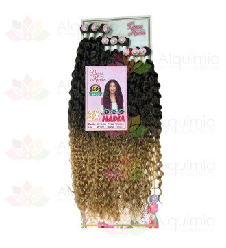Cabelo Bio Fibra Nadia 300g Cor T1B/27 - Dona Monica