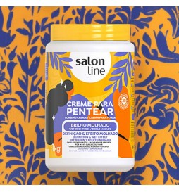 Creme Pentear Brilho Molhado 1kg – Salon Line